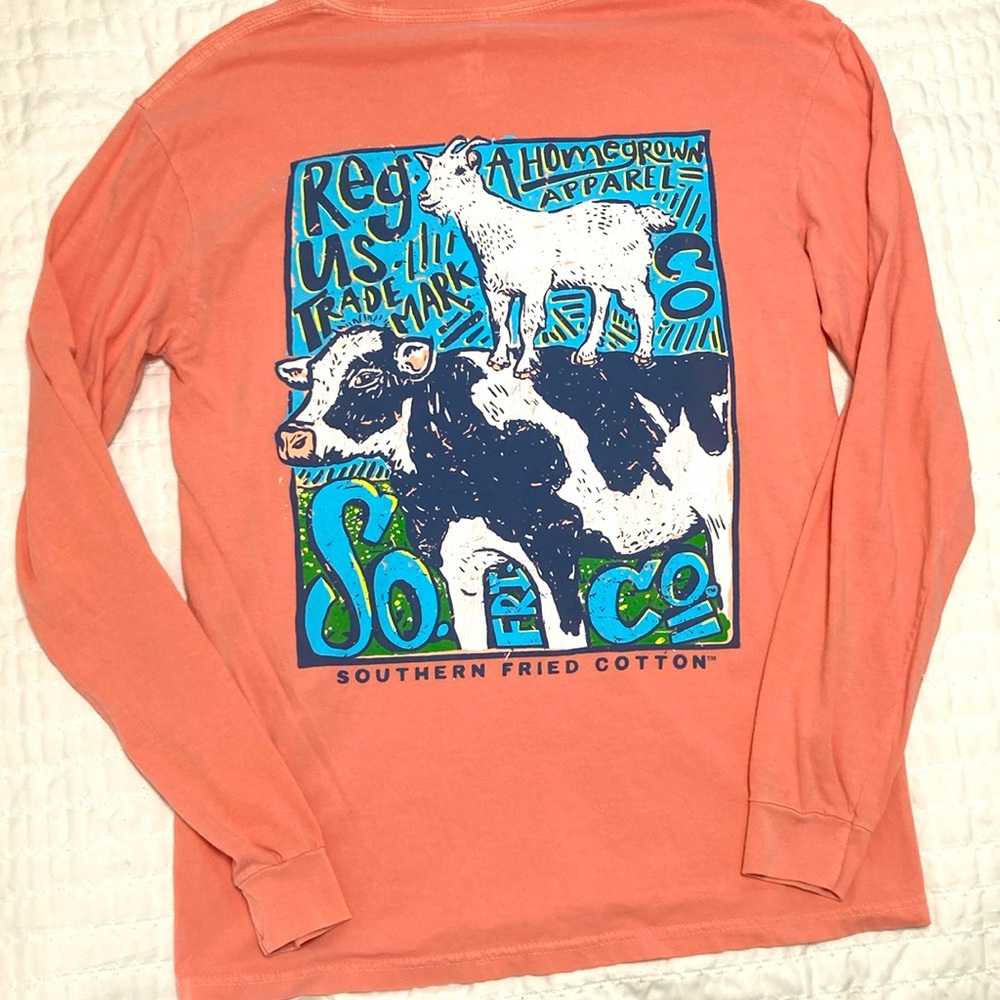 Women’s SFC coral long sleeve tee